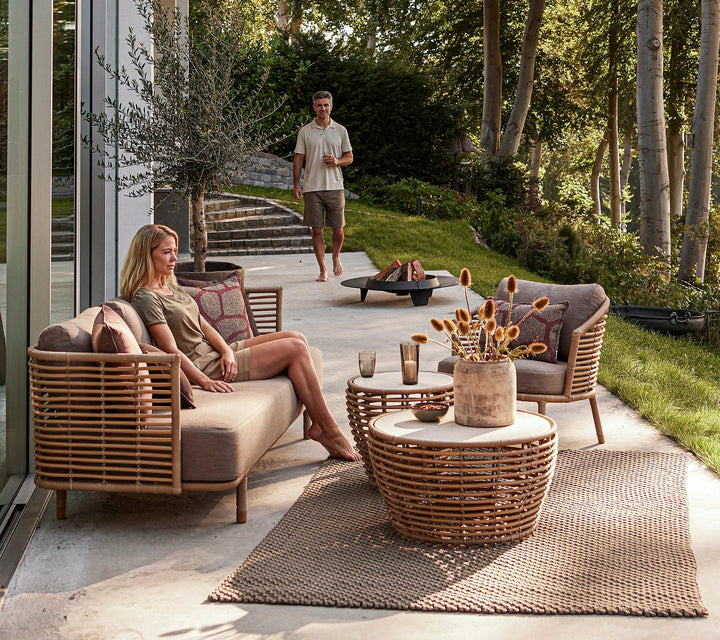The Decorators: Canapea de exterior 3 locuri Cane-line Sense