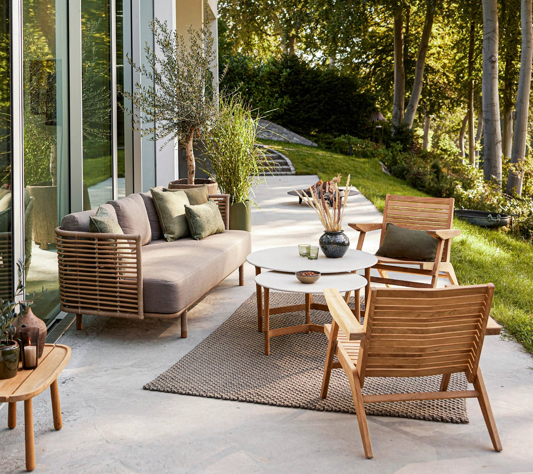 The Decorators: Canapea de exterior 3 locuri Cane-line Sense