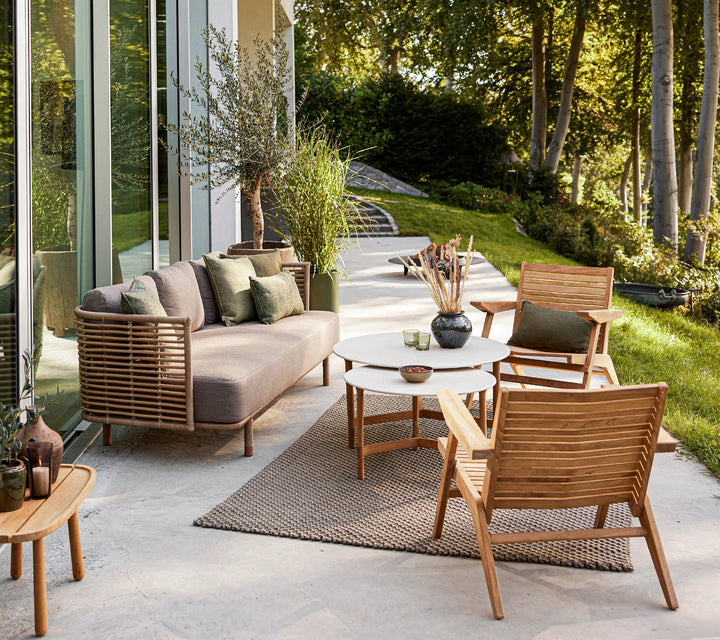 The Decorators: Canapea de exterior 3 locuri Cane-line Sense