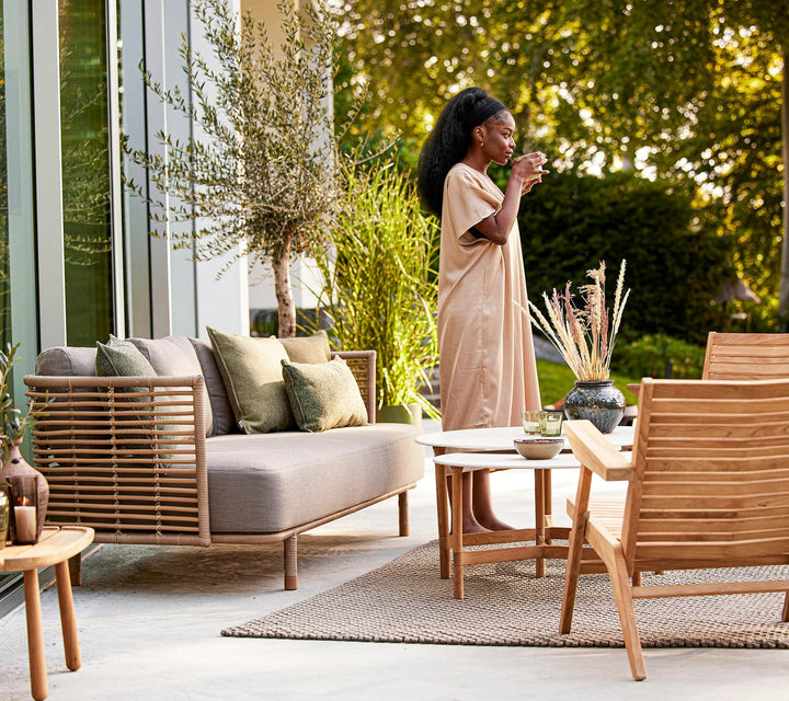 The Decorators: Canapea de exterior 3 locuri Cane-line Sense