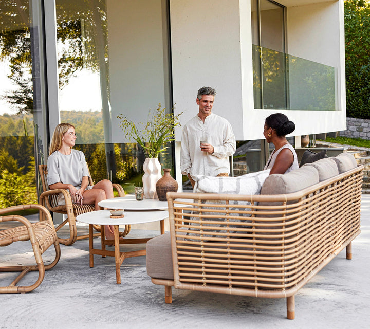 The Decorators: Canapea de exterior 3 locuri Cane-line Sense
