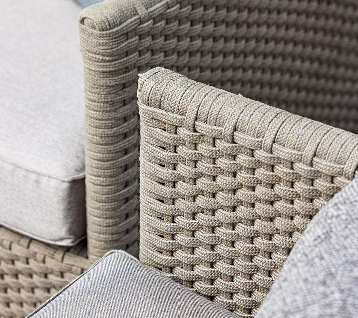 The Decorators: Canapea de exterior 3 locuri Cane-line Diamond Taupe