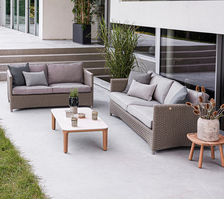 The Decorators: Canapea de exterior 3 locuri Cane-line Diamond Taupe