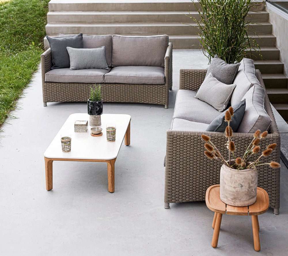 The Decorators: Canapea de exterior 3 locuri Cane-line Diamond Taupe