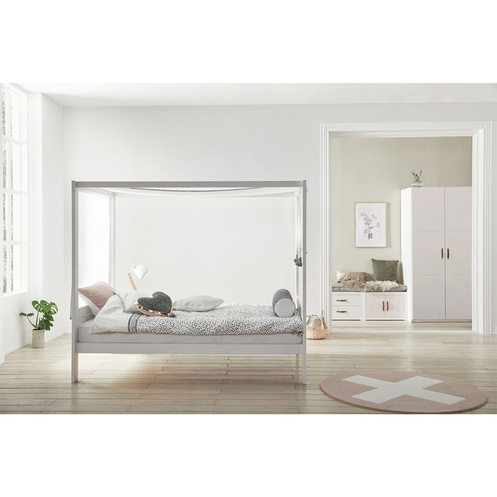 The Decorators: Dulap copii cu 2 usi, lemn de pin, alb, 100x203 cm