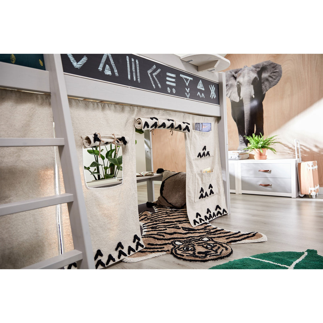 The Decorators: Covor copii, Wild Life Tiger, bumbac, 100x150 cm