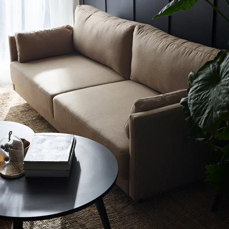 The Decorators: Canapea extensibila crem, 3 locuri, 209x103x81 cm Vox Estar