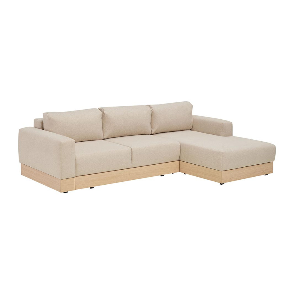 Canapea de colt extensibila cu depozitare, VOX Stello, 260x180x81 cm