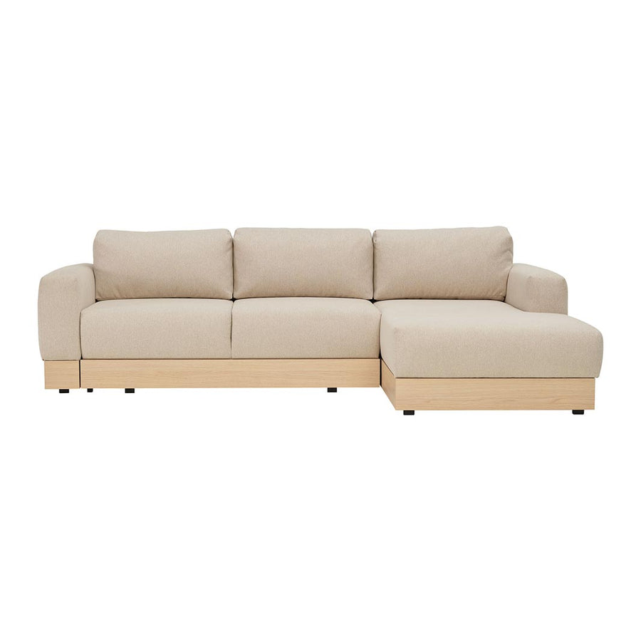 Canapea de colt extensibila cu depozitare, VOX Stello, 260x180x81 cm