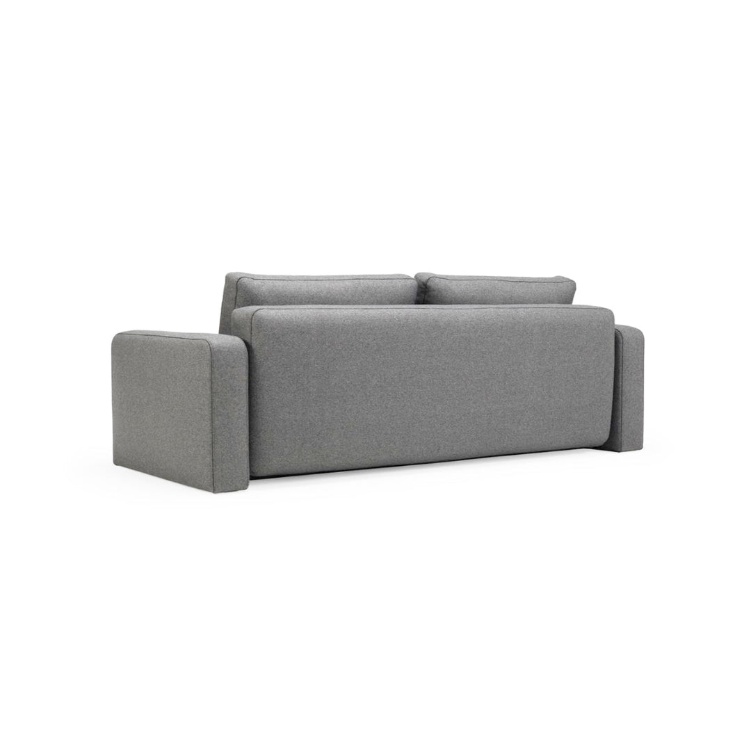 The Decorators: Canapea extensibila cu brate Innovation Living Black Label ILB 401 Corocco Shadow Grey 115x210 cm