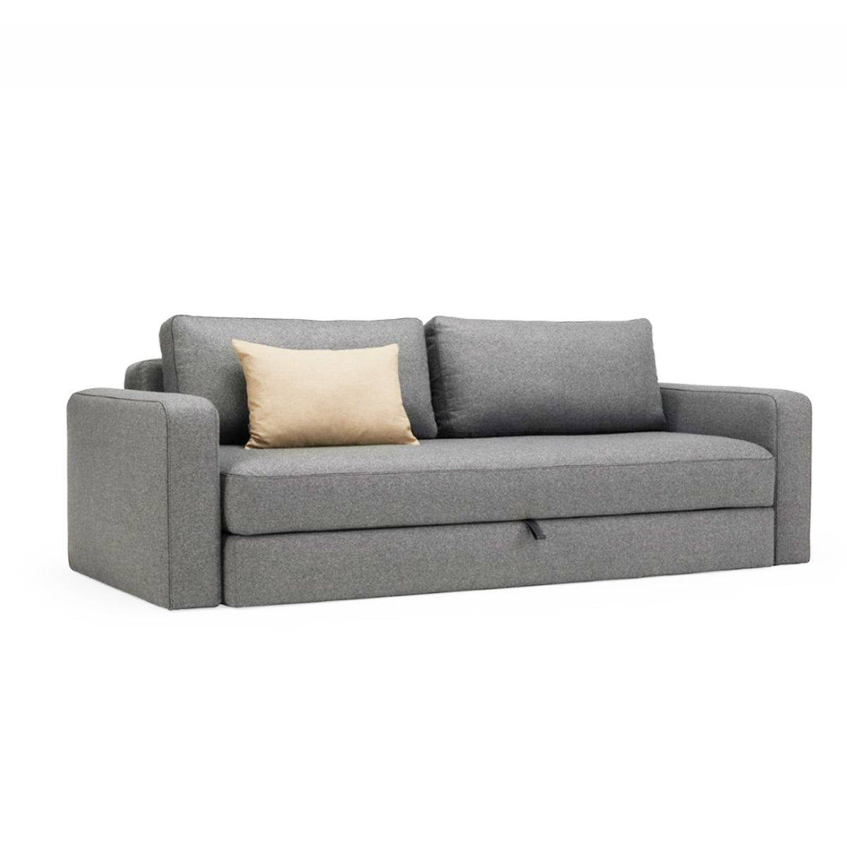 Canapea extensibila cu brate Innovation Living Black Label ILB 401 Corocco Shadow Grey 115x210 cm