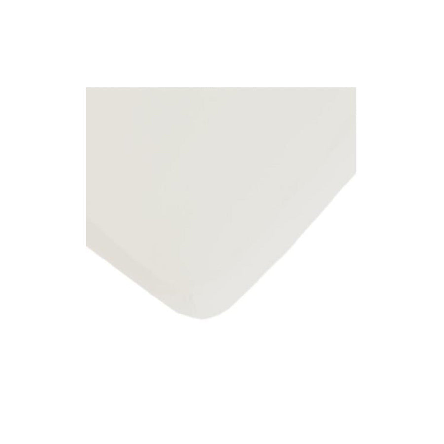 The Decorators: Cearsaf cu elastic, bumbac, alb, 140x200 cm
