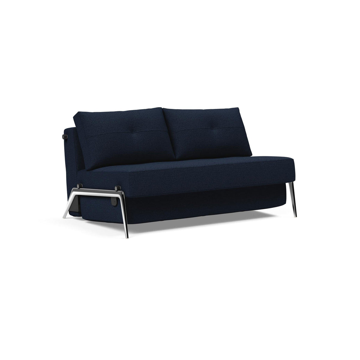 Canapea extensibila Cubed Alu Mixed Dance Blue 140x200cm
