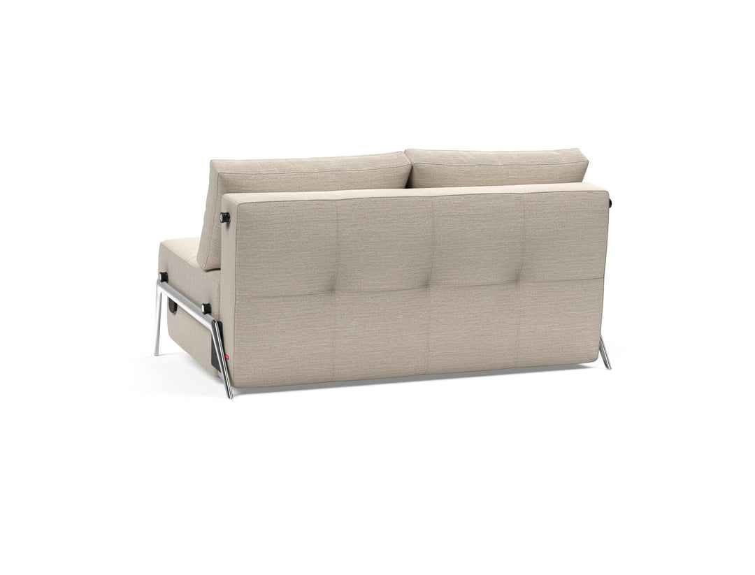The Decorators: Canapea extensibila Cubed Alu Blida Sand Grey 140x200cm