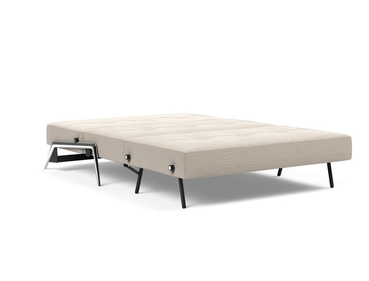 The Decorators: Canapea extensibila Cubed Alu Blida Sand Grey 140x200cm