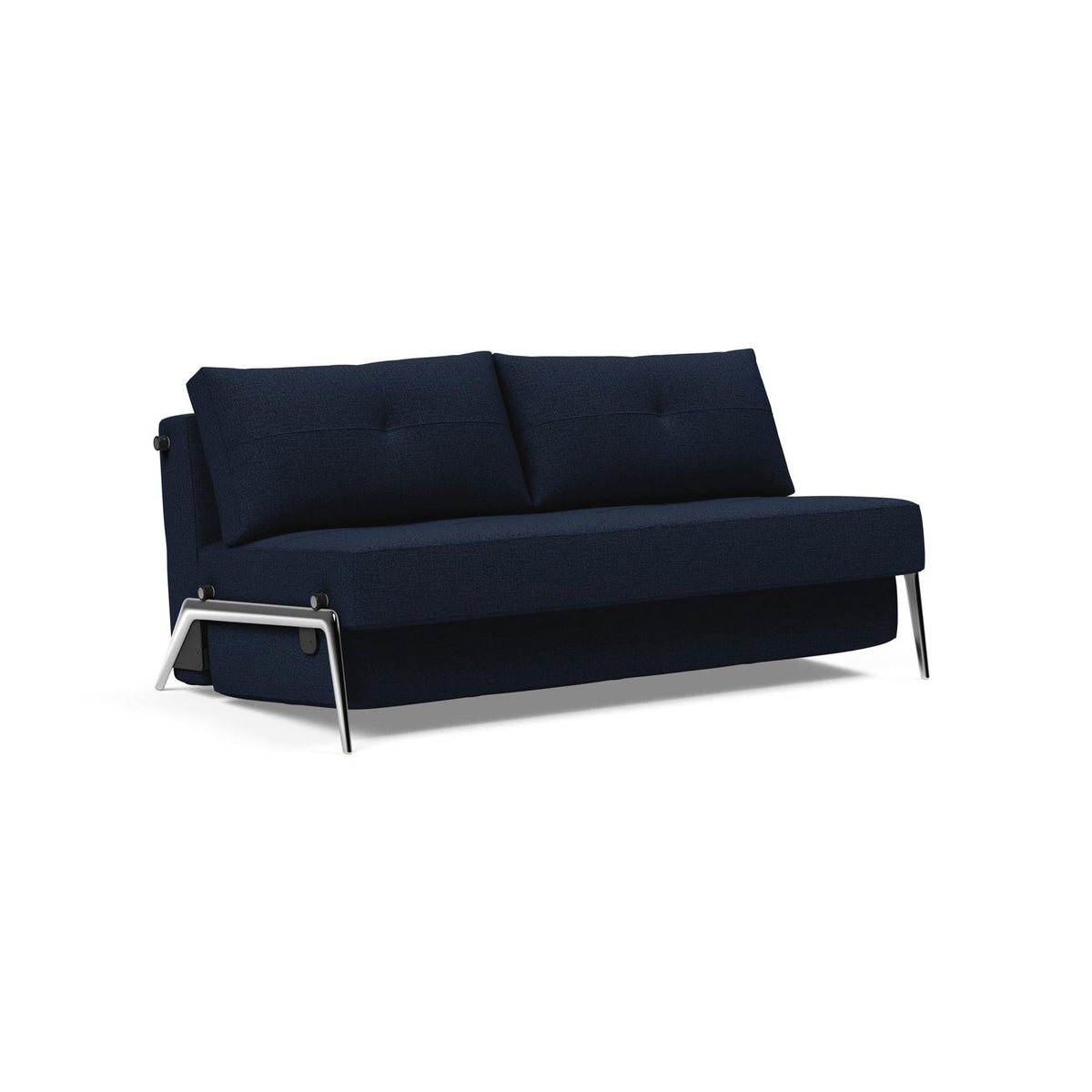 Canapea extensibila Cubed Alu Mixed Dance Blue 160x200cm