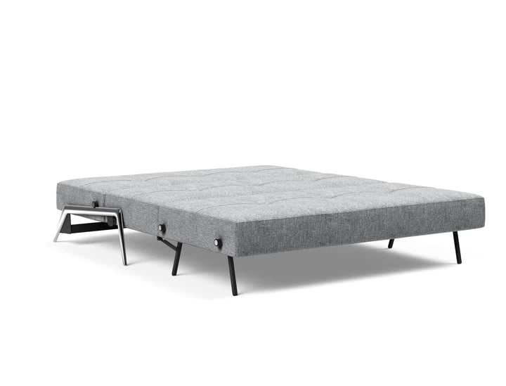 The Decorators: Canapea extensibila Cubed Alu Twist Granite 160x200cm