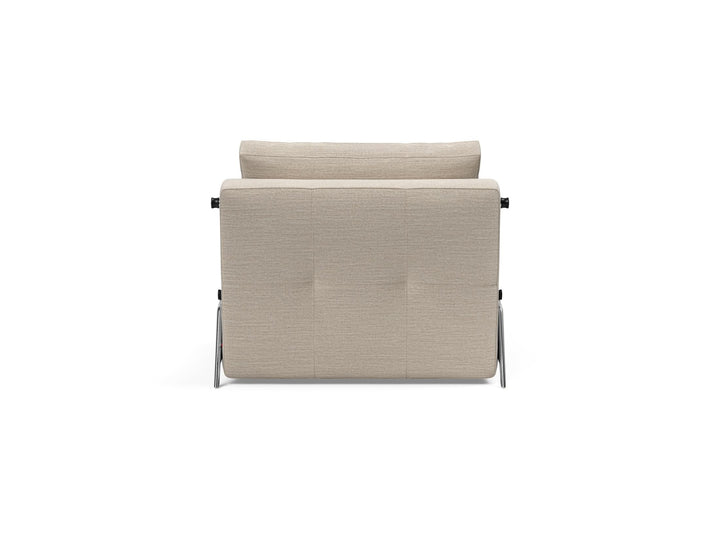 The Decorators: Fotoliu pat Cubed Alu Blida Sand Grey 90x200cm
