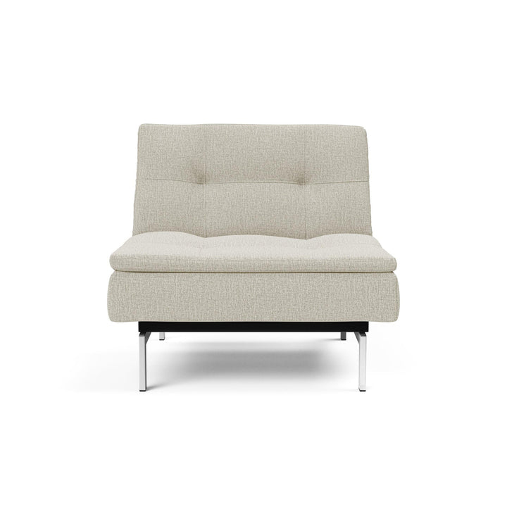 The Decorators: Fotoliu recliner Dublexo Chrome Mixed Dance Natural 115x90cm