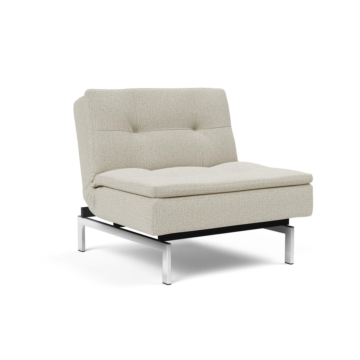 Fotoliu recliner Dublexo Chrome Mixed Dance Natural 115x90cm