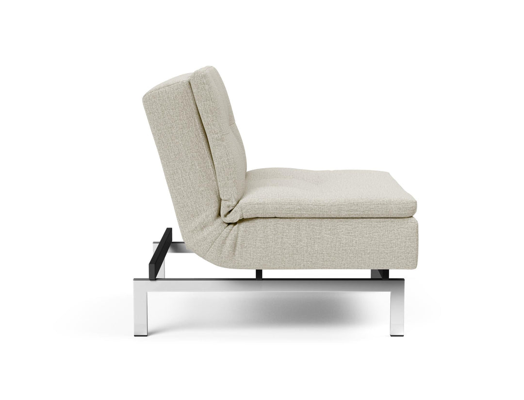 The Decorators: Fotoliu recliner Dublexo Chrome Mixed Dance Natural 115x90cm