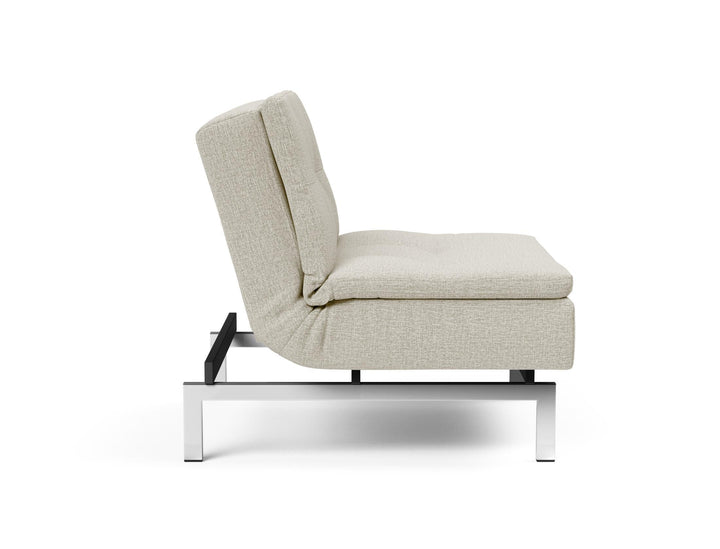 The Decorators: Fotoliu recliner Dublexo Chrome Mixed Dance Natural 115x90cm