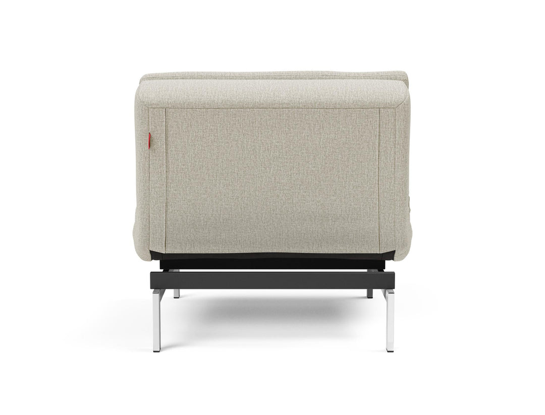 The Decorators: Fotoliu recliner Dublexo Chrome Mixed Dance Natural 115x90cm