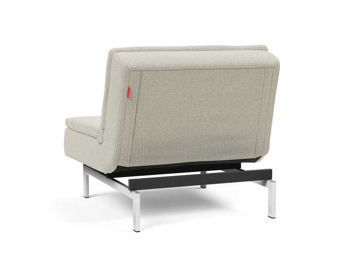 The Decorators: Fotoliu recliner Dublexo Chrome Mixed Dance Natural 115x90cm