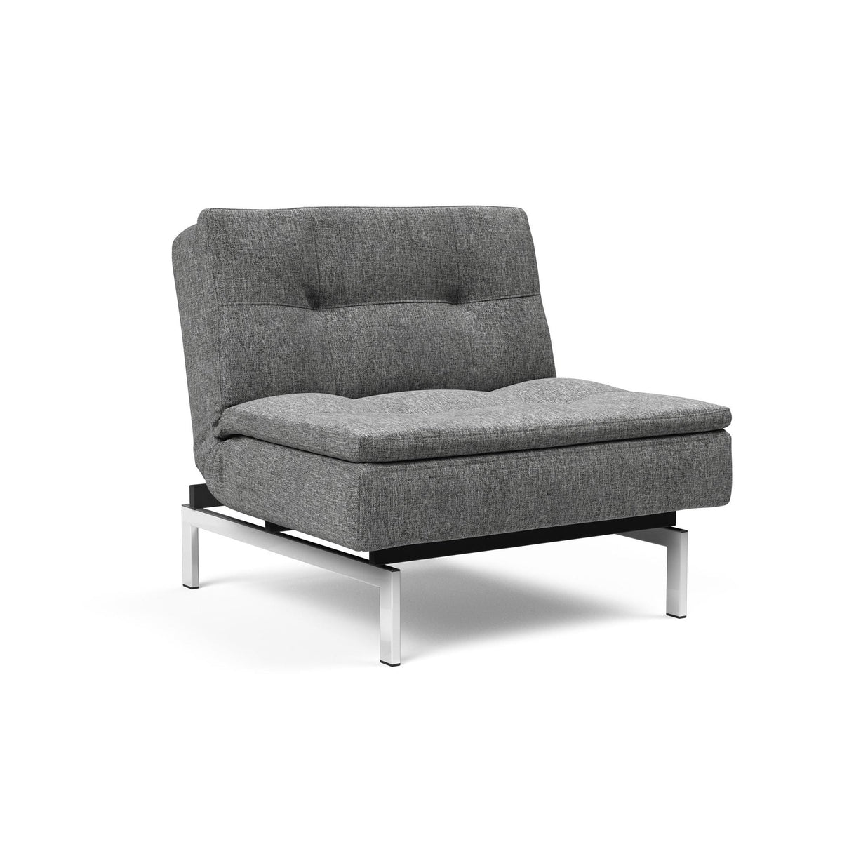Fotoliu recliner Dublexo Chrome Twist Charcoal 115x90cm