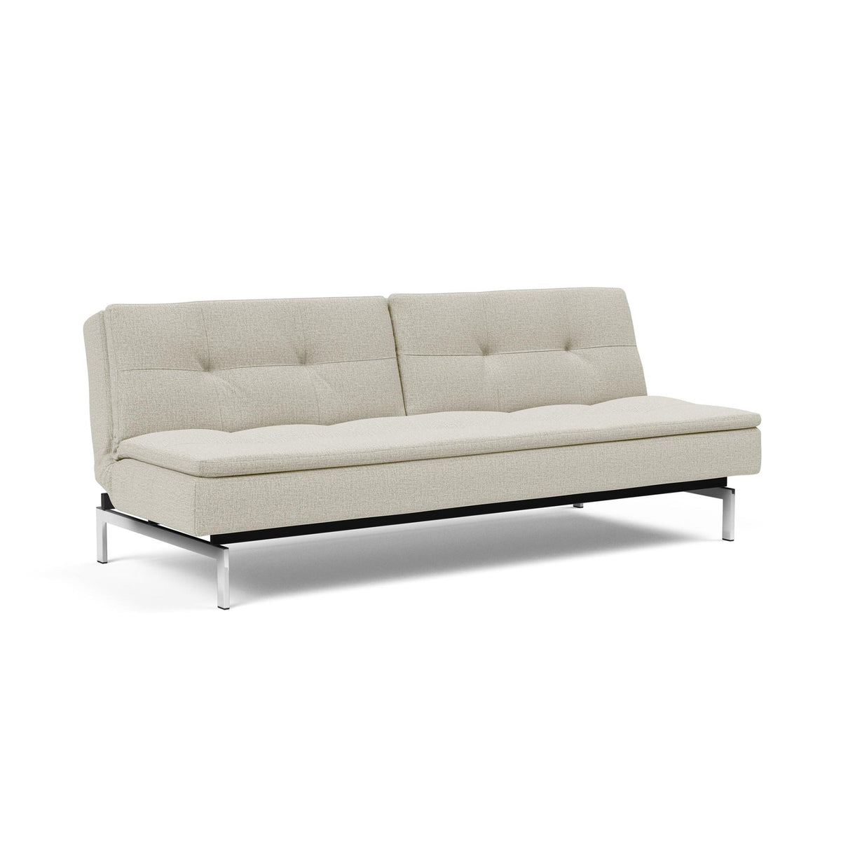 Canapea extensibila Dublexo Chrome Mixed Dance Natural 115x210cm