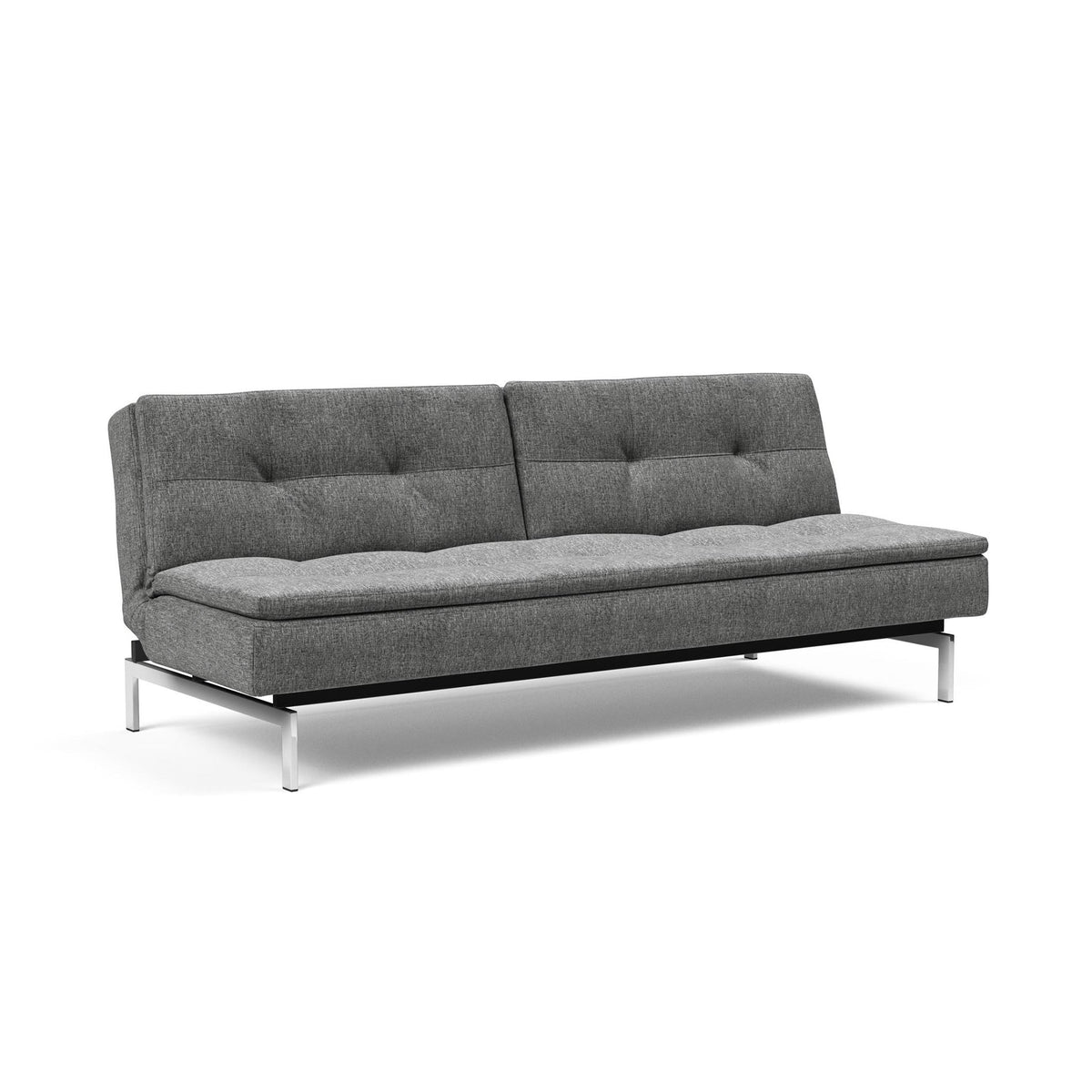 Canapea extensibila Dublexo Chrome Twist Charcoal 115x210cm
