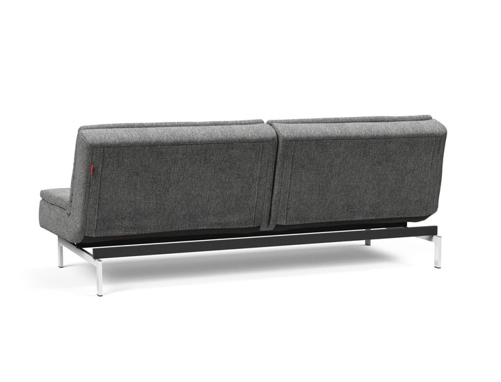 The Decorators: Canapea extensibila Dublexo Chrome Twist Charcoal 115x210cm