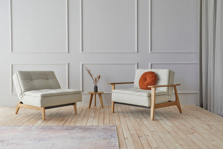 The Decorators: Fotoliu recliner Dublexo Eik Oak Mixed Dance Natural