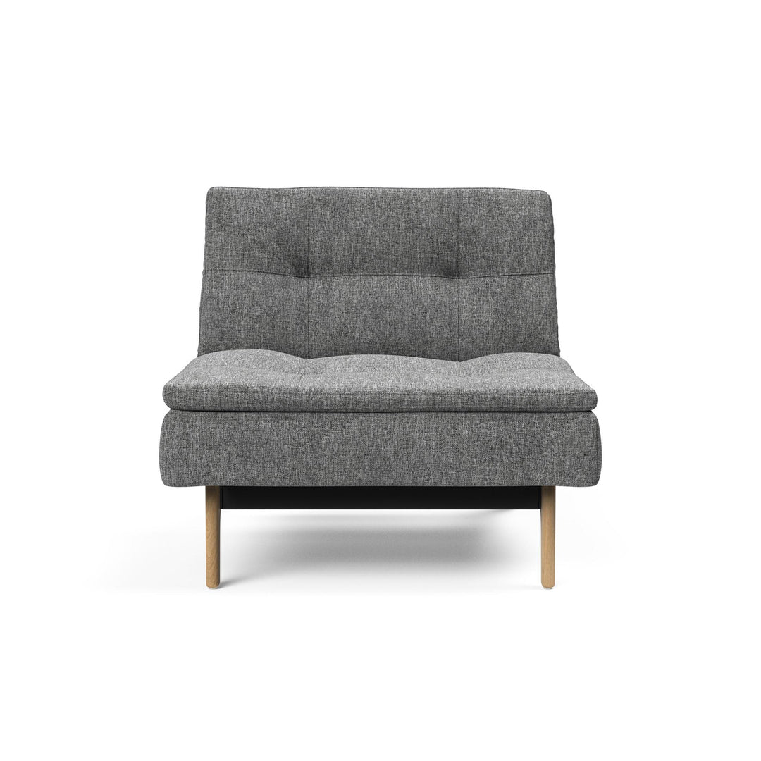 The Decorators: Fotoliu recliner Dublexo Eik Oak Twist Charcoal