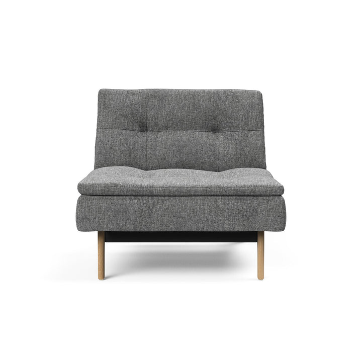 The Decorators: Fotoliu recliner Dublexo Eik Oak Twist Charcoal