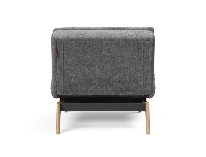 The Decorators: Fotoliu recliner Dublexo Eik Oak Twist Charcoal