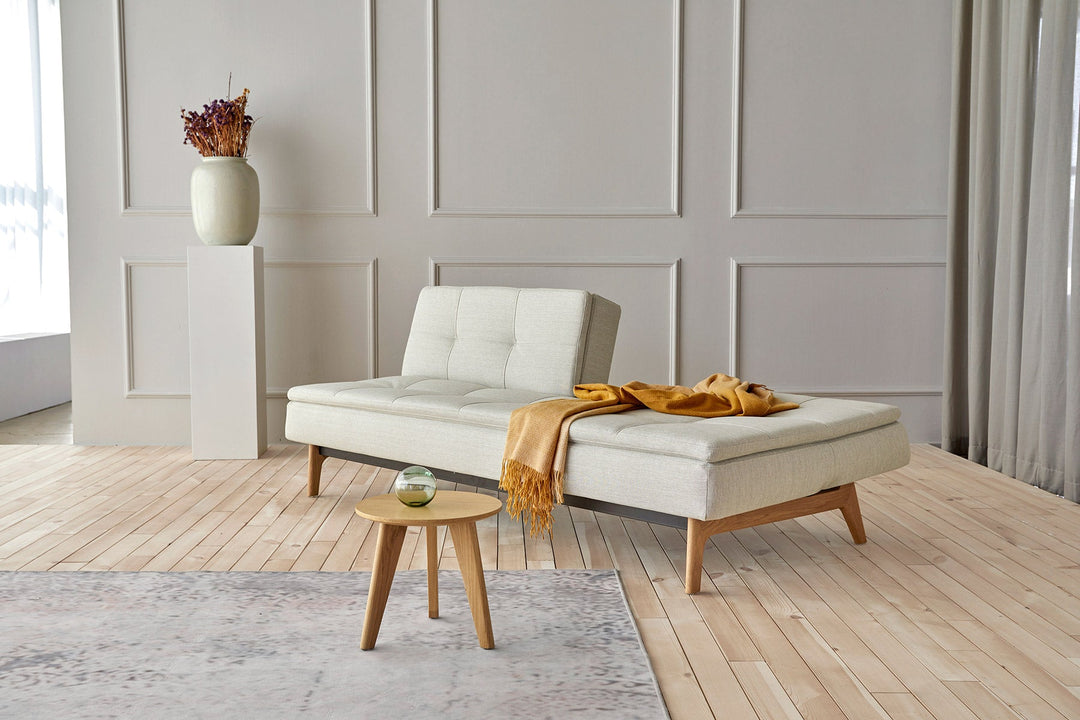 The Decorators: Canapea extensibila Dublexo Eik Oak Mixed Dance Natural 115x210cm