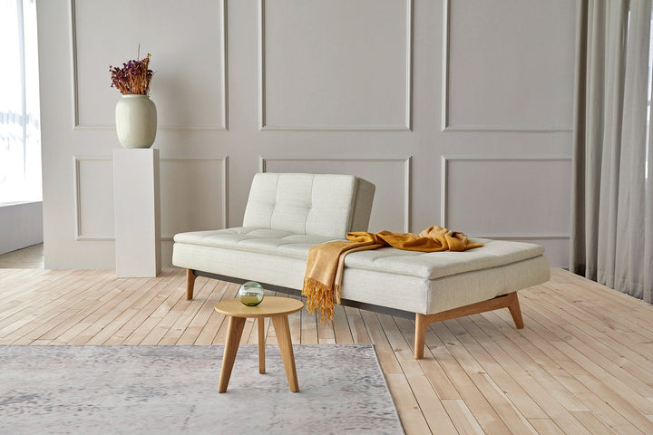 The Decorators: Canapea extensibila Dublexo Eik Oak Mixed Dance Natural 115x210cm