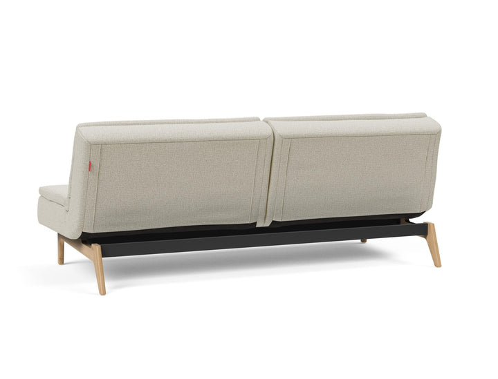 The Decorators: Canapea extensibila Dublexo Eik Oak Mixed Dance Natural 115x210cm