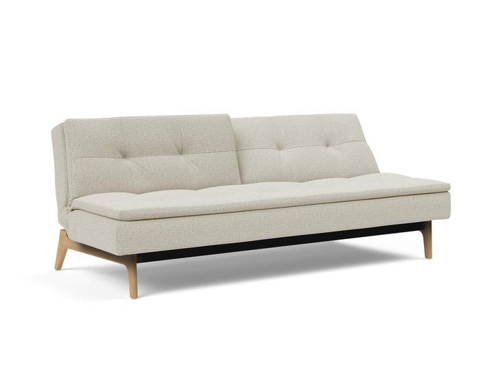 The Decorators: Canapea extensibila Dublexo Eik Oak Mixed Dance Natural 115x210cm