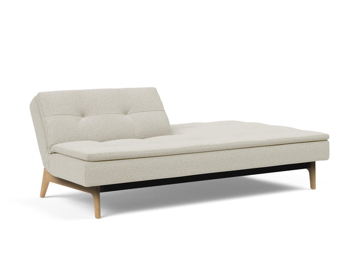 The Decorators: Canapea extensibila Dublexo Eik Oak Mixed Dance Natural 115x210cm