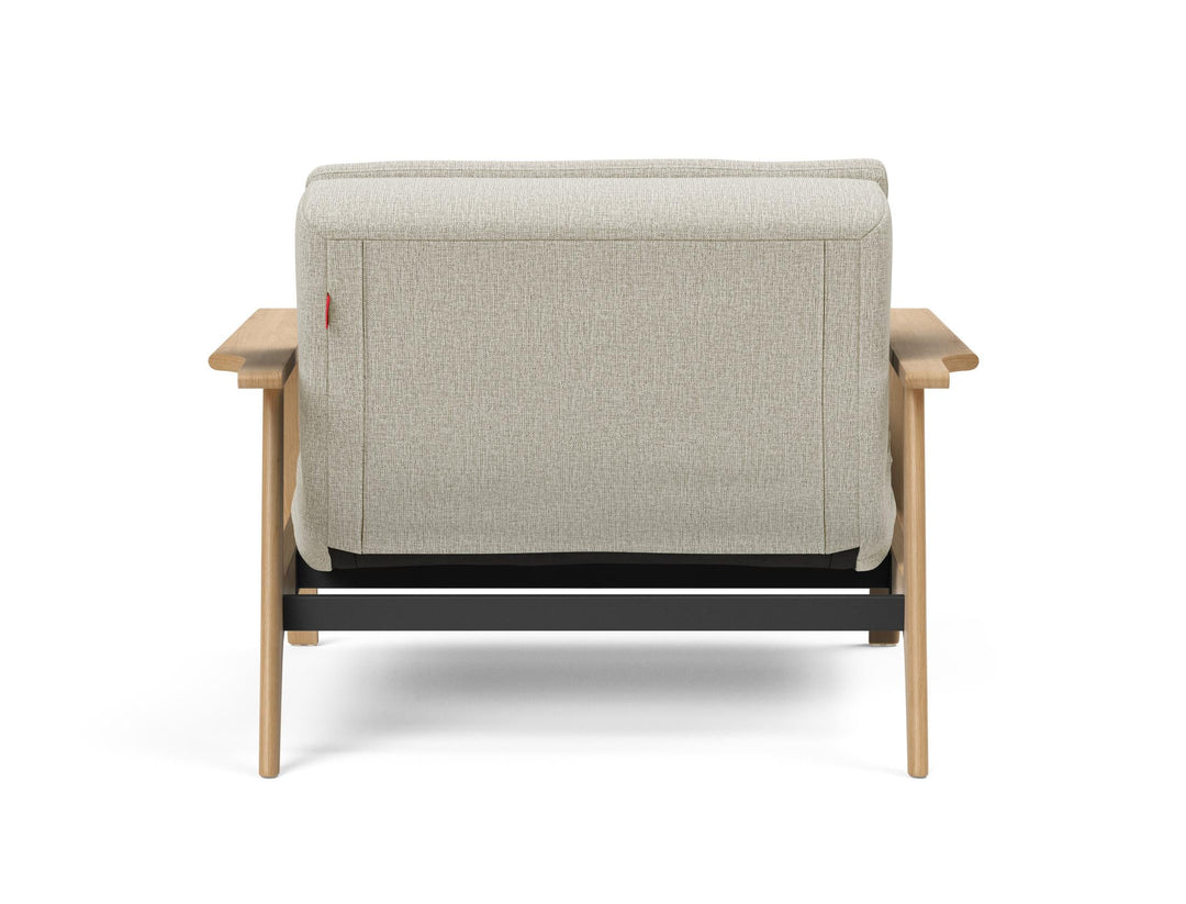 The Decorators: Fotoliu recliner Dublexo Frej Oak Mixed Dance Natural 115x90cm