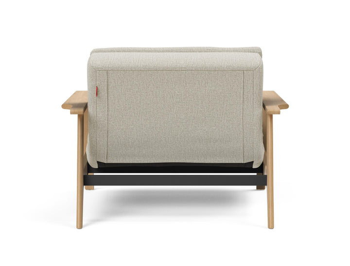 The Decorators: Fotoliu recliner Dublexo Frej Oak Mixed Dance Natural 115x90cm