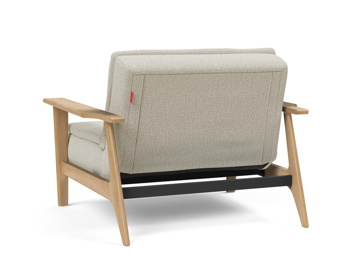 The Decorators: Fotoliu recliner Dublexo Frej Oak Mixed Dance Natural 115x90cm