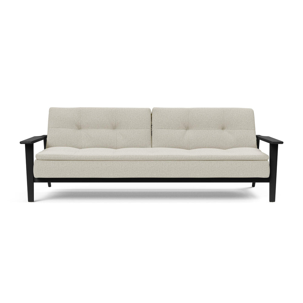 The Decorators: Canapea extensibila Dublexo Frej Smoked Oak Mixed Dance Natural 115x210cm