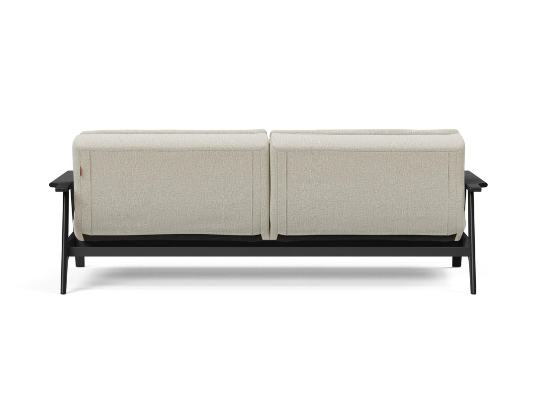 The Decorators: Canapea extensibila Dublexo Frej Smoked Oak Mixed Dance Natural 115x210cm