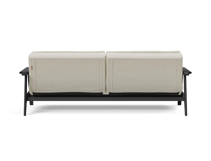 The Decorators: Canapea extensibila Dublexo Frej Smoked Oak Mixed Dance Natural 115x210cm