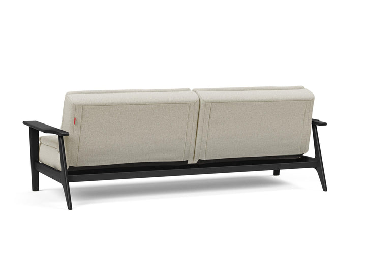 The Decorators: Canapea extensibila Dublexo Frej Smoked Oak Mixed Dance Natural 115x210cm