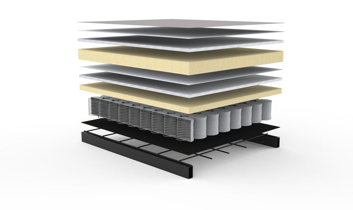 The Decorators: Canapea extensibila Dublexo Frej Oak Twist Charcoal 115x210cm