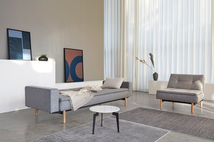 The Decorators: Fotoliu recliner Dublexo Stem Twist Charcoal